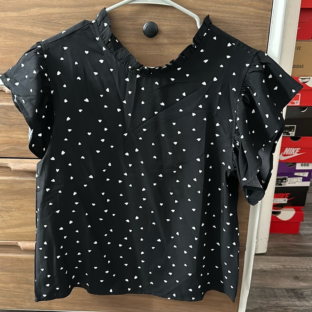 Polka Dot Heart Blouses